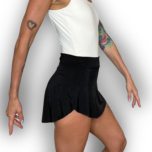Black Ballet Pull On Skirt