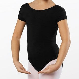 Cotton Short Sleeve Leotard