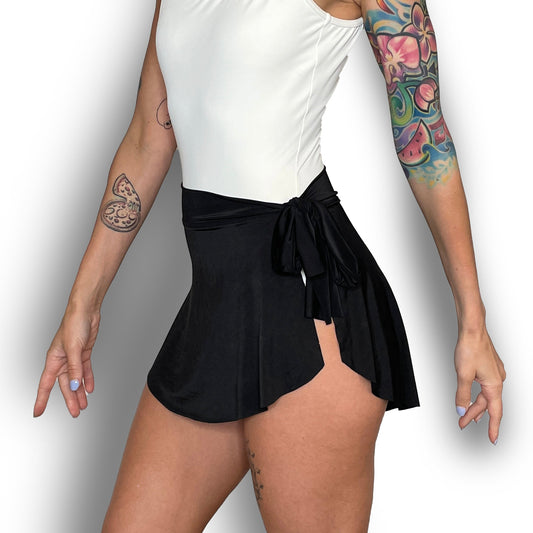 Black Ballet Wrap Skirt - Demi