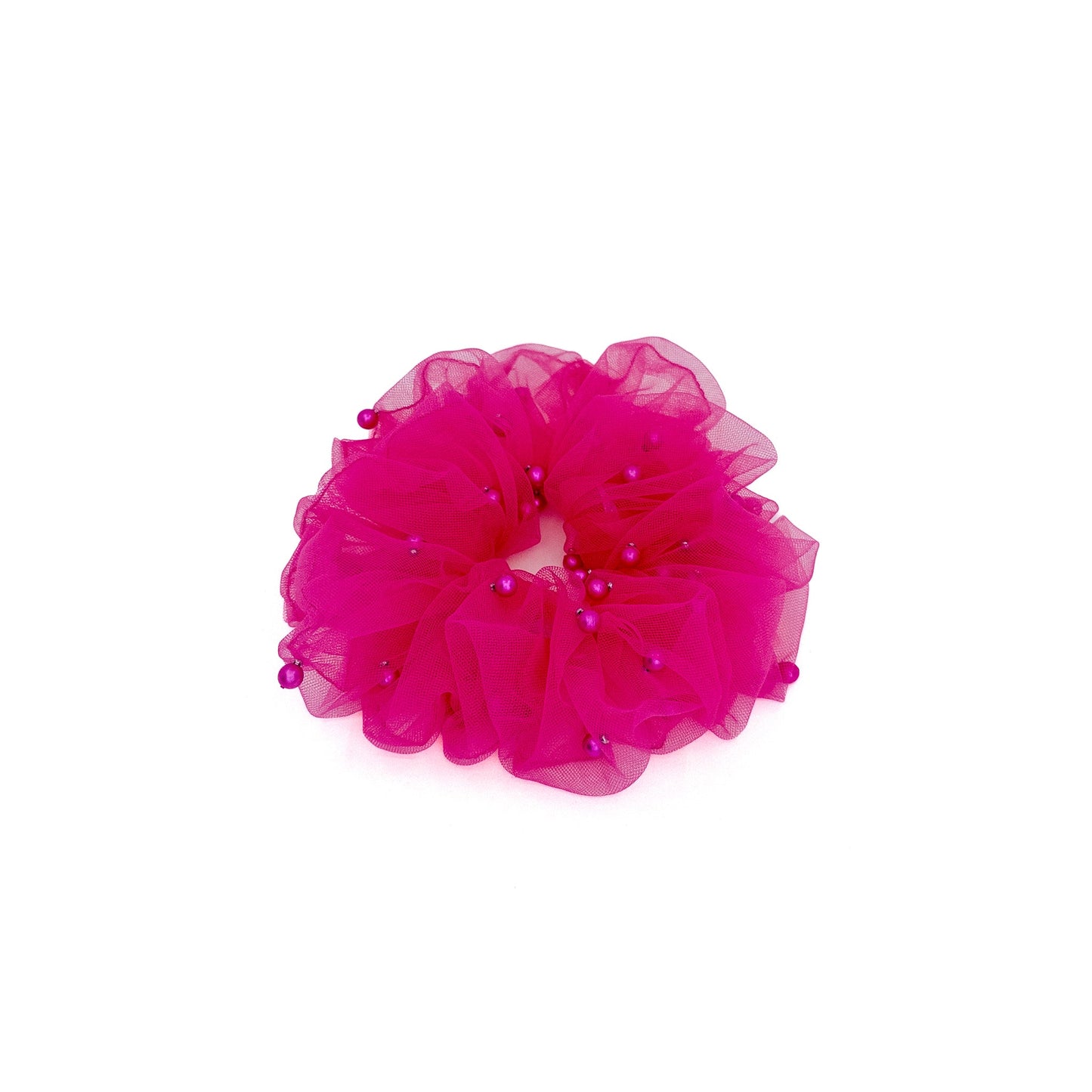 Pearl & Tulle Grande' Hair Scrunchie