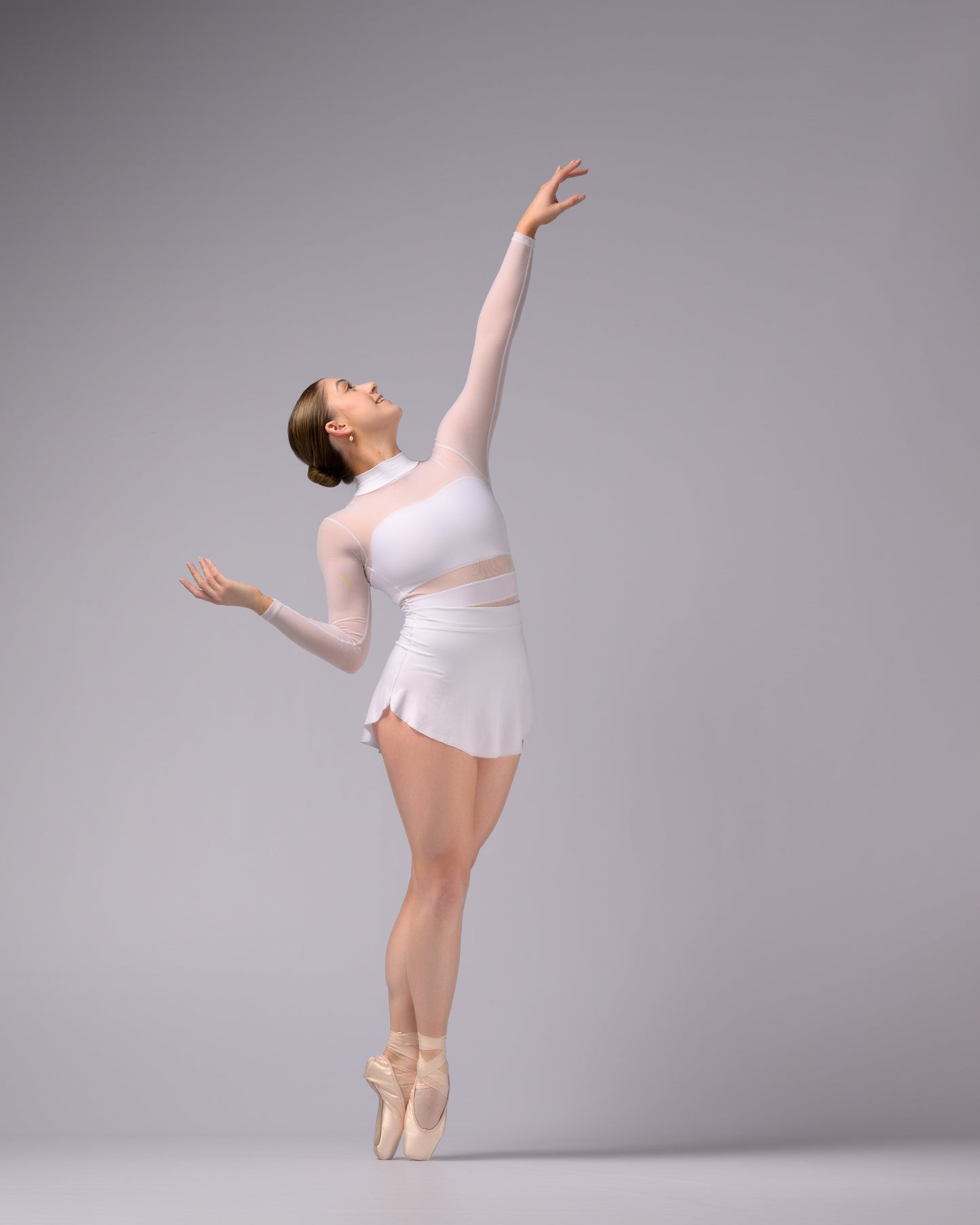 White Ballet Pull On Skirt - Demi