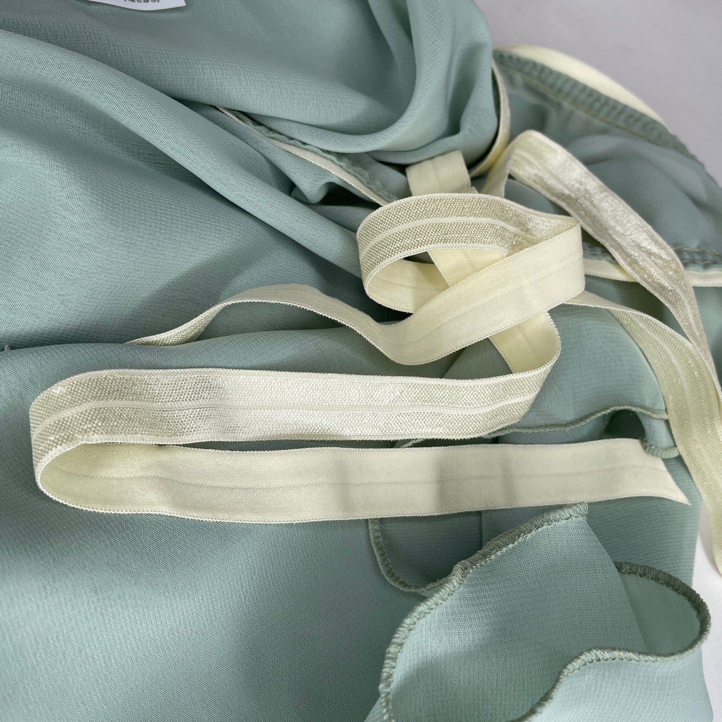 Pistachio Light Green Chiffon Ballet Wrap Skirt - Contemporary