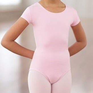 Cotton Short Sleeve Leotard