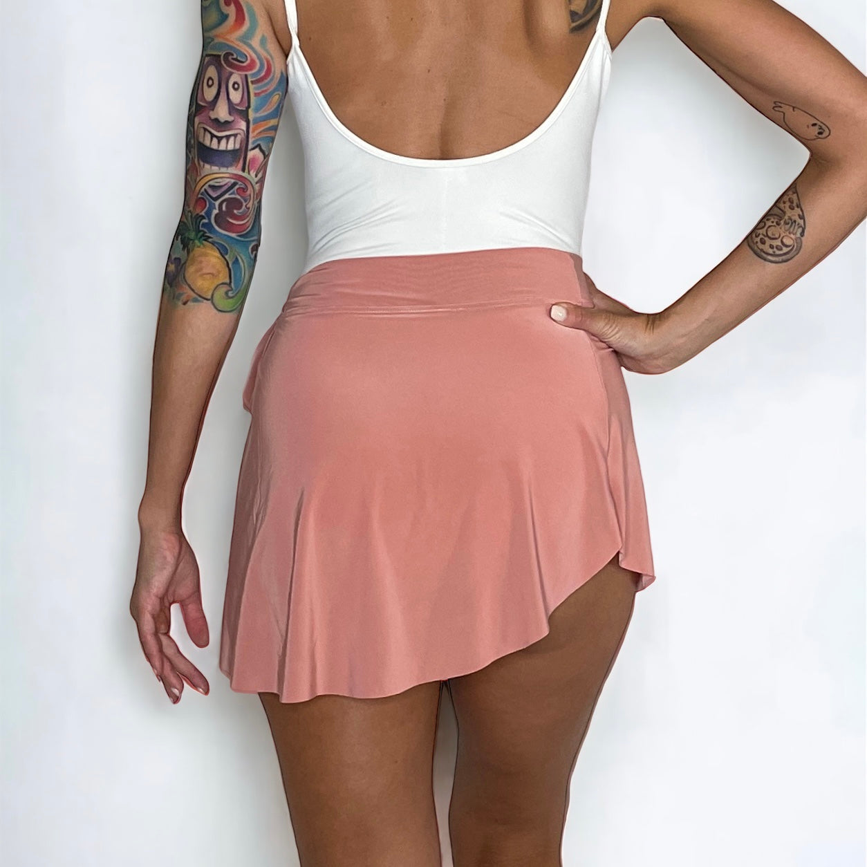 Dusty Rose Ballet Wrap Skirt - Demi