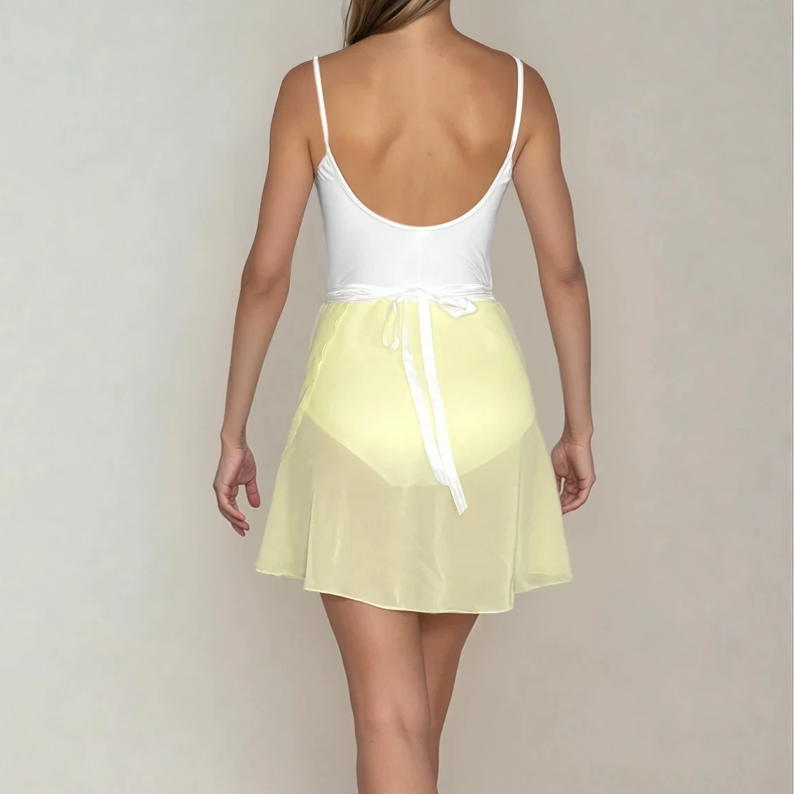 Limoncello Classical Chiffon Ballet Wrap Skirt