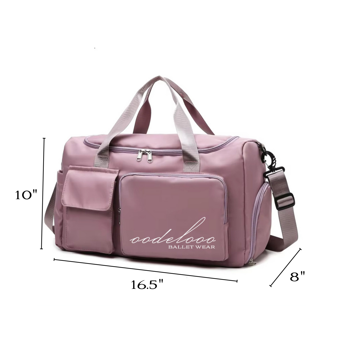 oodelooo Logo Duffel Carry-On Dance Bag