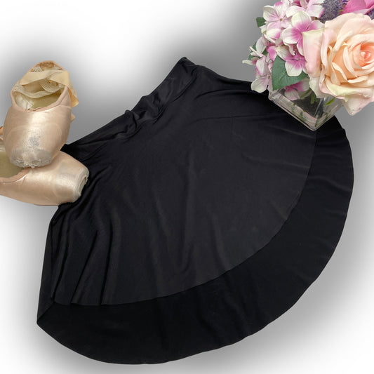 Black Ballet Pull On Skirt