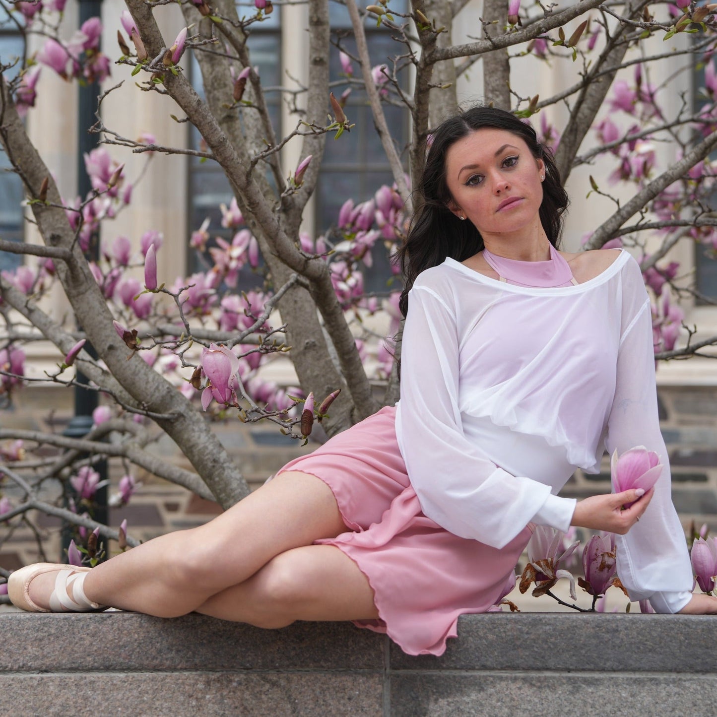 Sheer Mesh Pullover Top